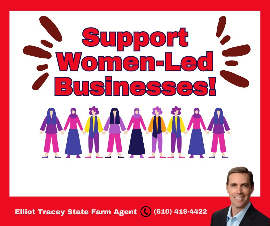 We love to hear about local women-led businesses here in Bethlehem. Give a shout-out to your favorites in the comments below! #WomenLedBusiness #ElliotTraceyStateFarmAgent #WomensDay
