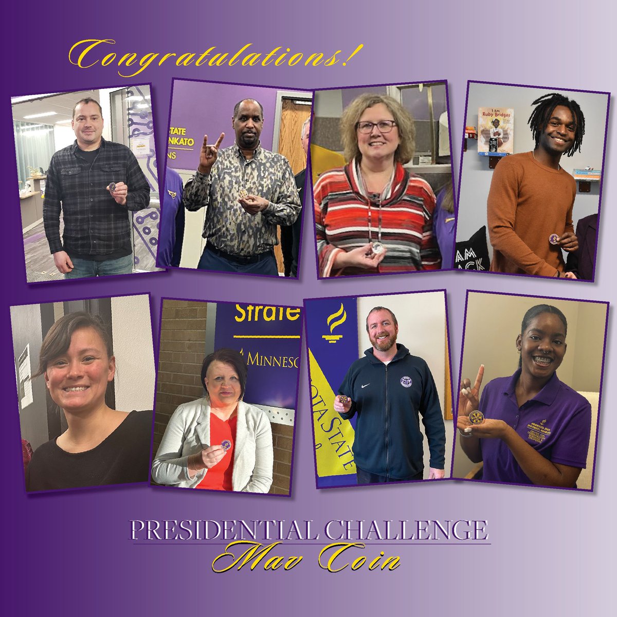 We have some more excellent people to celebrate. Please congratulate Ricardo Muggli, Said Ahmed, Melissa Rath, Xavier Thomas, Naomi McKinney, Tammy Bohlke, Ryan Schuh, and Maria Aul-Mku!