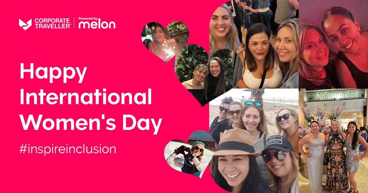 Happy International Women's Day from all of us at Corporate Traveller! Let's keep breaking boundaries, reaching new heights, and inspiring change together! 💪🌍 

#Happyinternationalwomensday #IWD2024 #inspireinclusion