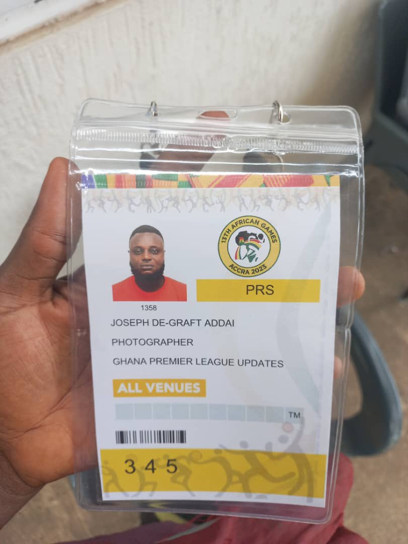 Accreditation sorted. 

#13thAfricanGames #Accra2023