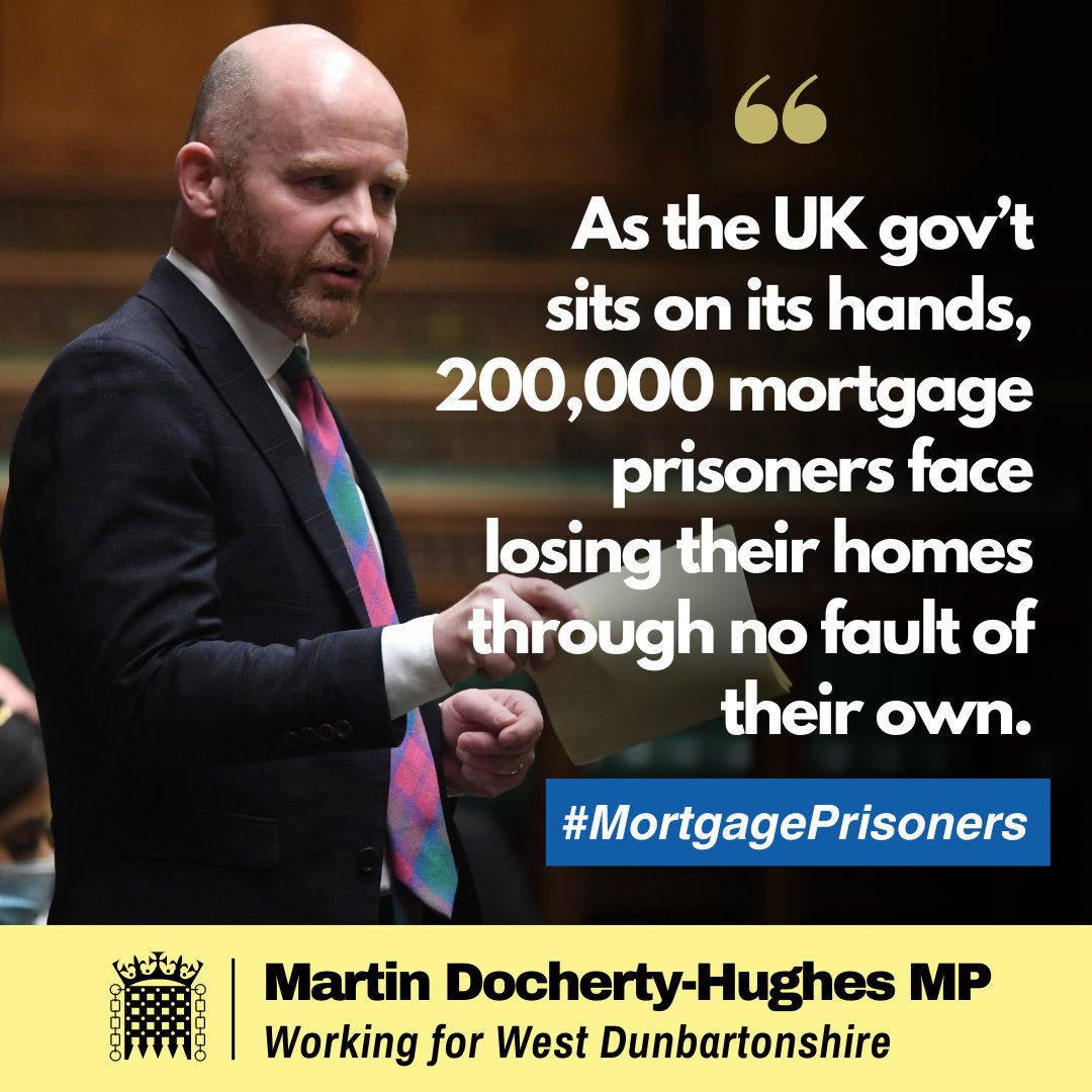 NEW: 1000s of families trapped on unfair mortgage rates who face losing their homes were shamefully disregarded yet again by the Chancellor in the #SpringBudget

Next week I'll introduce a Bill to HoC which aims to finally bring an end to the damaging cycle of #MortgagePrisoners