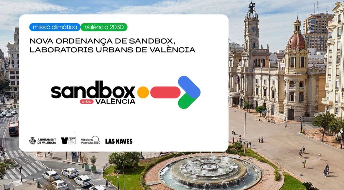 🚀Aprovada l'ordenança del #Sandbox de #València per la #JGL. 🏙️La norma regula els espais de proves per a la #innovació a la ciutat. 🔗  bit.ly/3TsVhZN