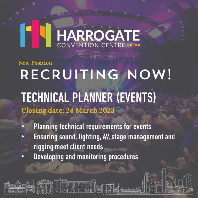 HgtConventions's tweet image. We are #hiring! Are you passionate about #events and #technicalplanning?
If your answer is year, we want to hear from you.
linkedin.com/jobs/view/3850…
#technicaljobs #eventprofs #recruiting #harrogatejobs #hcc