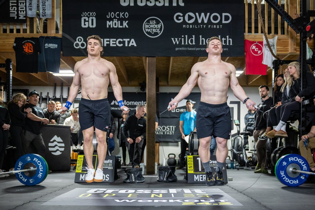 CrossFit's tweet photo. Friday 240308 

Open Workout 24.2

As many rounds and reps as possible in 20 minutes of:

300-meter row
10 deadlifts
50 double-unders

♀ 125 lb (56 kg) 
♂ 185 lb (83 kg)

📍 Open Workout 24.2 at the "Shred Shed" in Boise, Idaho https://t.co/1rm1BjgkDX