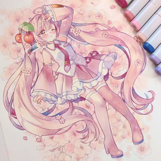 Spring is here.. #ミクの日  #初音ミク 
