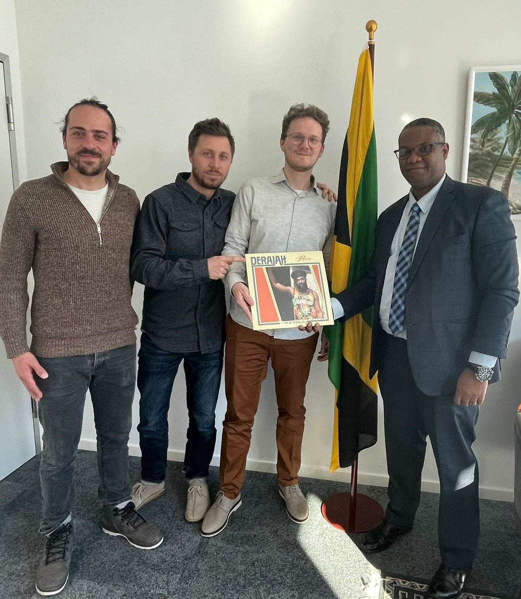 Cultural diplomacy is a key prong in the Mission's diplomatic outreach. Ambassador Brown met with members of the Swiss based reggae band, Najavibes, to explore collaboration with the Mission for the promotion of reggae music in Geneva, including in schools.