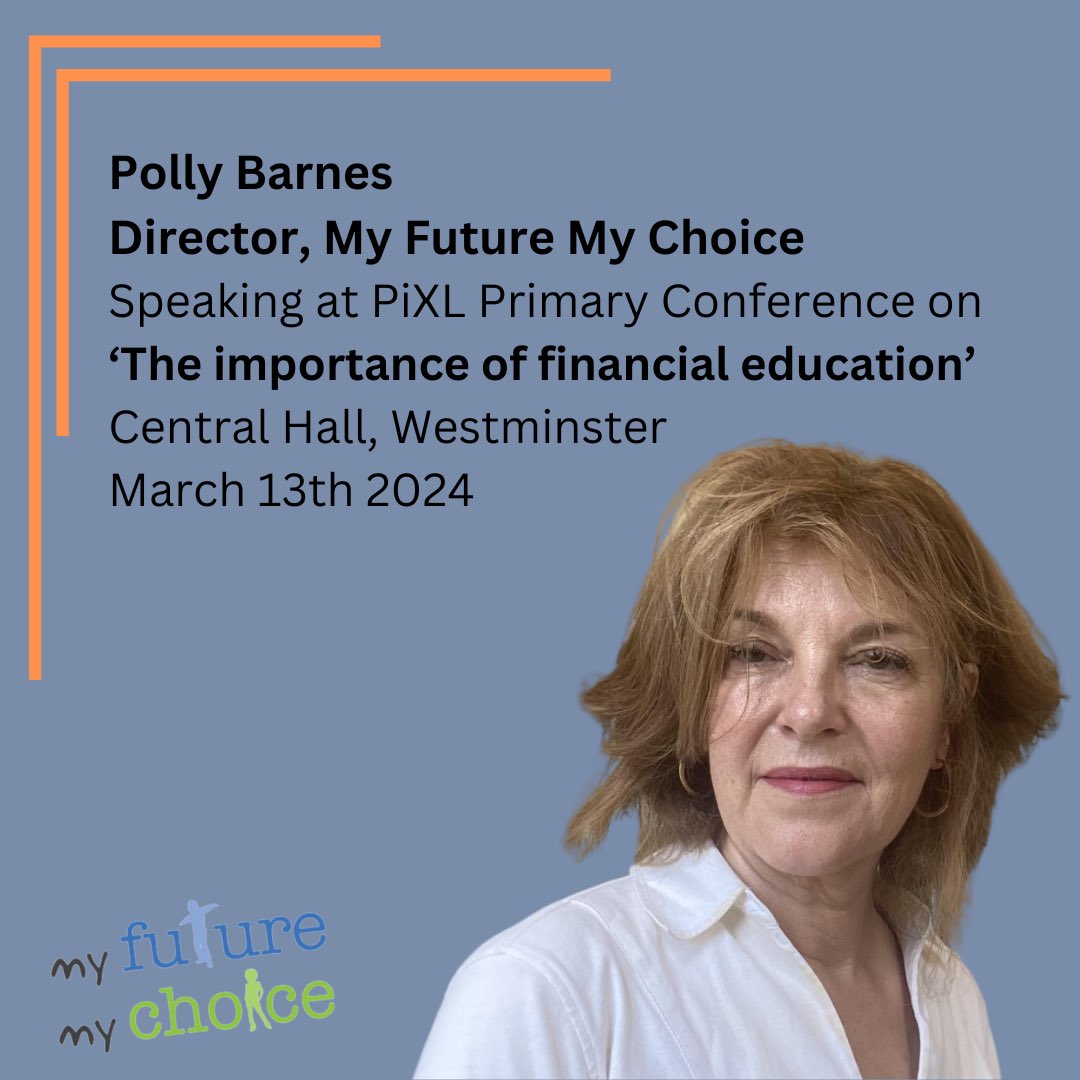 Looking forward to speaking at @ThePiXLNetwork #Primary #PIXLNationalConference next week on one of my favourite subjects! #FinancialEducation #learning #essential #curriculum