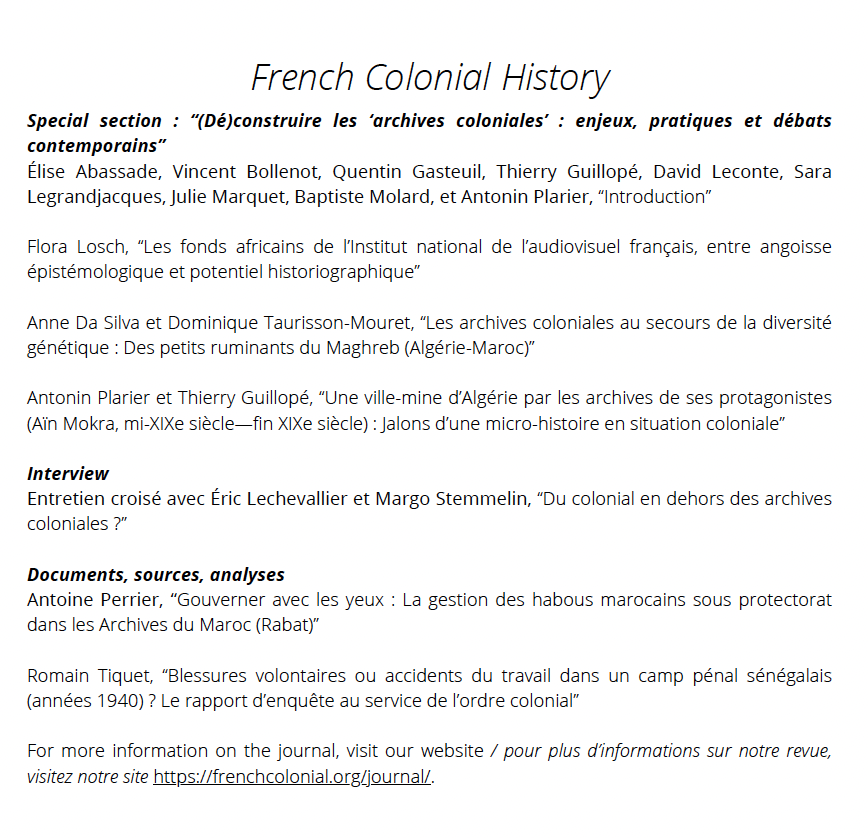 French Colonial Hist tweet media