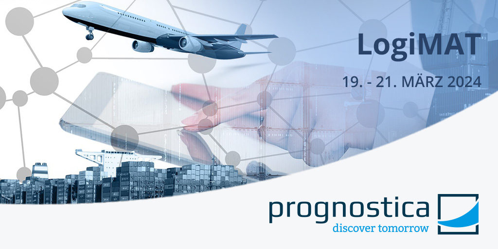 Bald geht es für uns zur LogiMAT nach Stuttgart. Wieder mit im Gepäck haben wir unsere future-Landscape – prognosticas flexible Forecasting-Software-Lösung. Gerne überzeugen wir Sie auch mit unserer jahrelangen Erfahrung im Bereich Data Science an unserem Stand EO60D.
