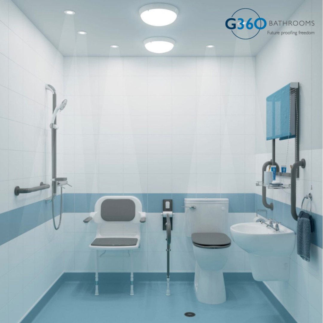 G360Bathrooms's tweet photo. For #wheelchairusers, a free G360 Bathrooms consultation considers how a user approaches the toilet, transfers into/out of the bath or shower, if there is room to manoeuvre a wheelchair and step free access. Read our full guide here:
https://t.co/m3cIXSqytZ

#accessiblebathing https://t.co/Q4l5a2DLw7
