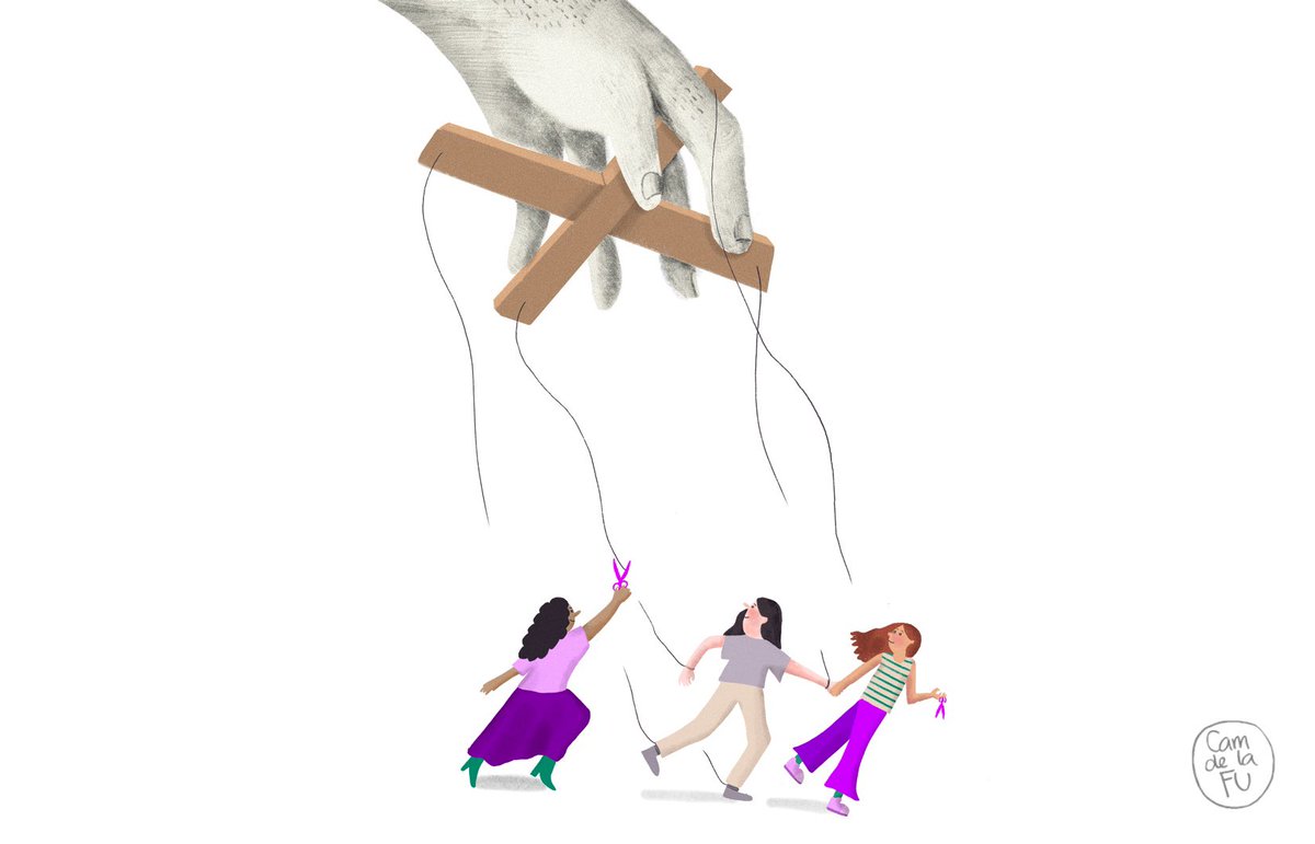 CamdelaFu's tweet photo. Sorority 💜 #8MarchWomensDay #InternationalWomensDay #WomensDay #cartooningforwomen #cartooningforpeace https://t.co/82j9TFRDhv