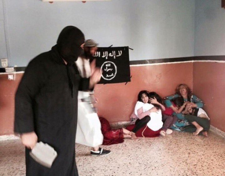 Yezidi women and underage girls were sold into s*x slavery by ISIS.

There were no weekly mass protests by muslims in the West.