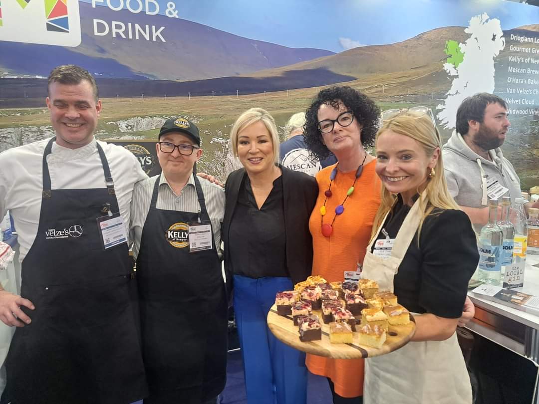 ShoreTourism's tweet photo. What a super week facilitating the Mayo Food &amp; Drink Network at @IFEX_NI Brilliant Mayo producers showcasing the best of food &amp; drink in the county 💚❤️ Thanks to @southwestmayo &amp; @leomhaigheo for having the foresight to put this programme together for https://t.co/nukvtIDPi3 https://t.co/x9iCrlRrLF