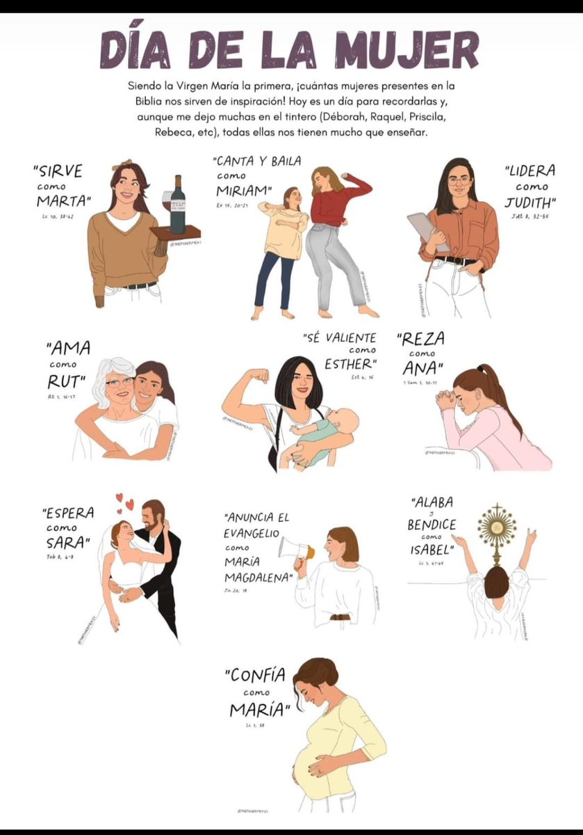 Las mujeres en la biblia.