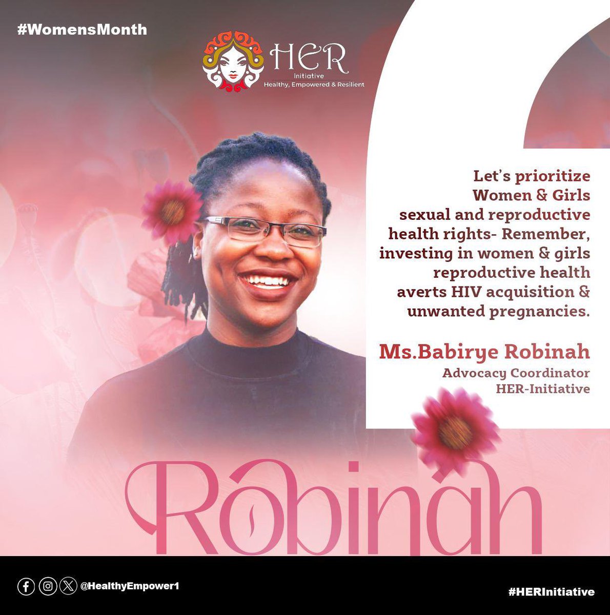 Our mandate is to ensure that all women and girls 🚺 irrespective of their status & identity access #SRHR services and are free from #HIV acquisition.

#InvestingInWomen 
#InternationalWomensDay