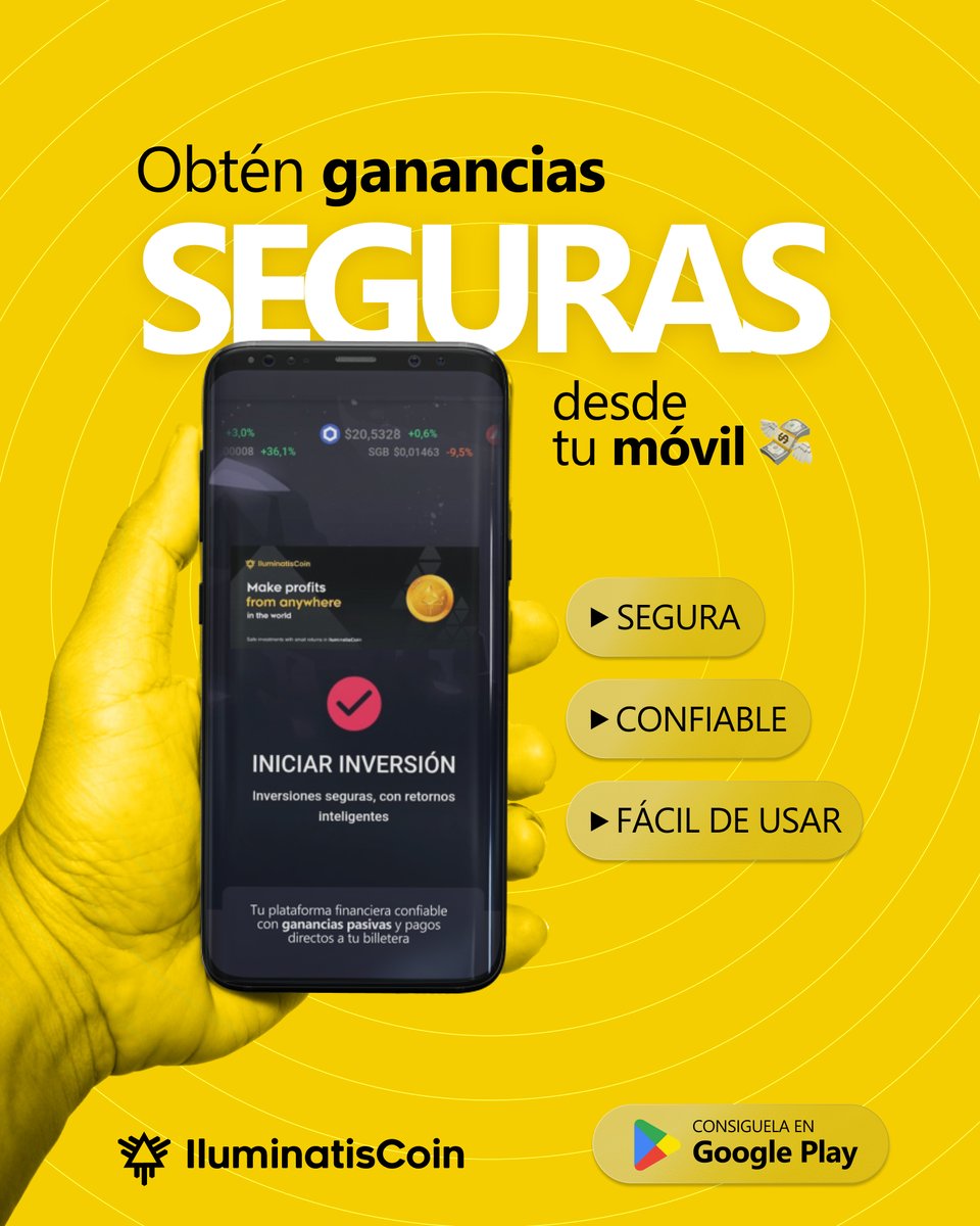 IluminatisCoin's tweet photo. 🤝 En un mundo de volatilidad, elige la seguridad y la confianza. Nuestra plataforma está diseñada para ofrecerte resultados reales y transparentes. No prometemos milagros, solo resultados sólidos y sostenibles. 🚀

#IluminatisCoin #RetirosRapidos #GananciasSeguras https://t.co/vlJY0OGYzC
