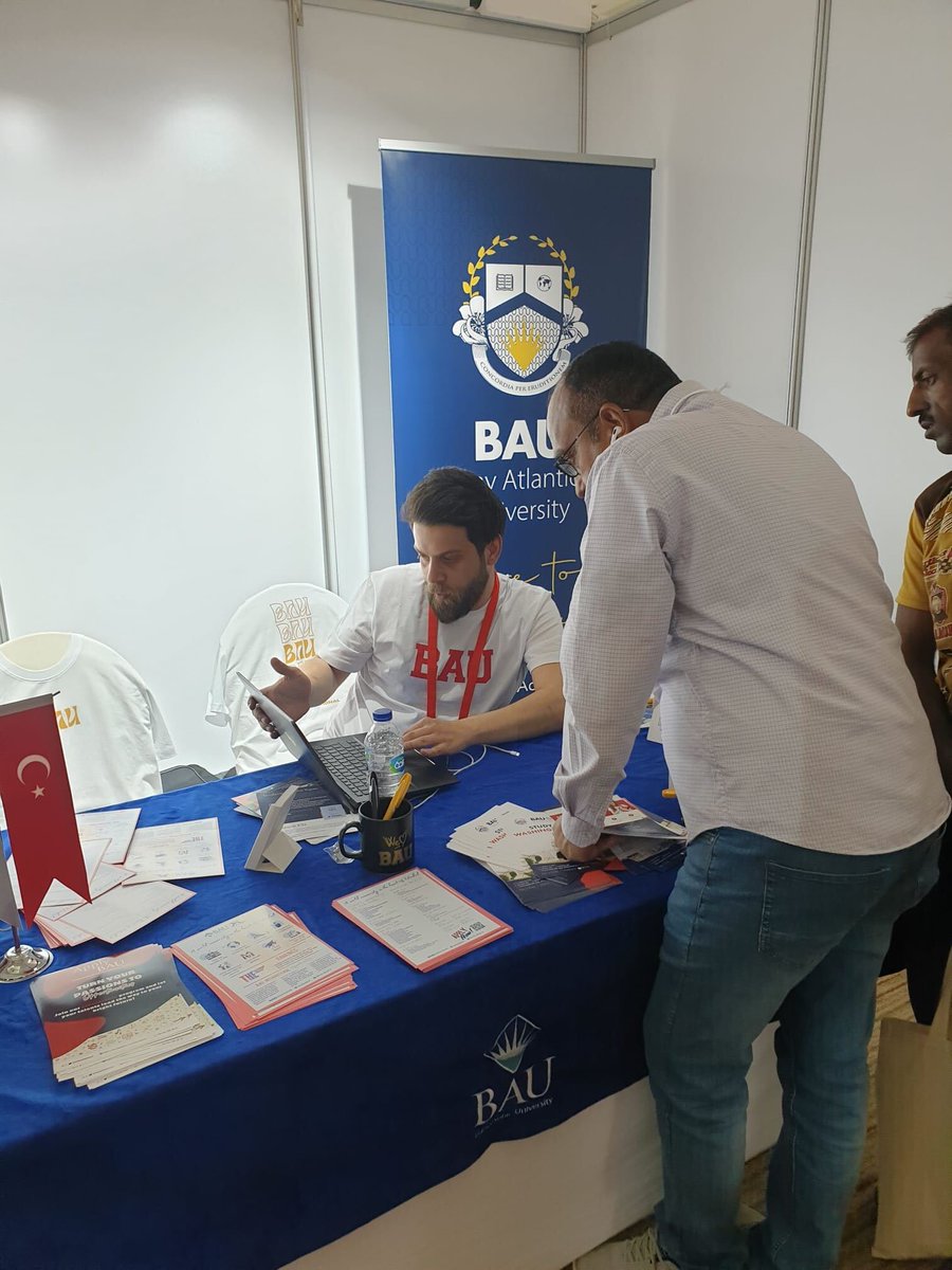 bauintdc's tweet image. Great weekend at the Dubai Fair, representing Bay Atlantic University! Met incredible prospective students and agents from the Gulf Region. Loved sharing the stage with universities from the U.K., U.S., and Australia. #BAUAbroad #DubaiFair #GlobalEducation 🌍🎓✈️