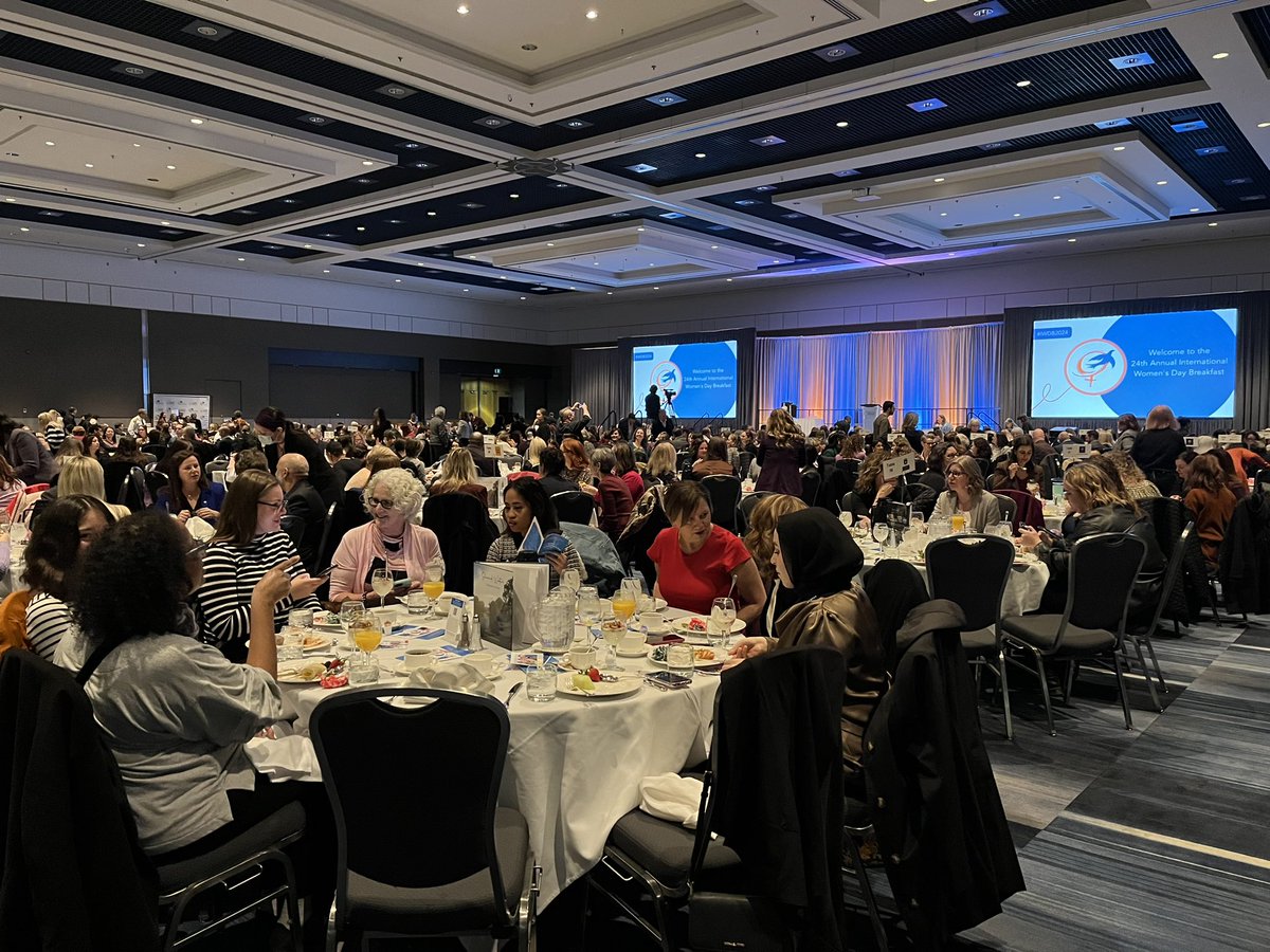 Grateful to @endwomanabuse for hosting an empowering International Women’s Day Breakfast☀️
Inspired by <a href="/AyimWhoAyim/">Miranda Joy Ayim</a>'s message on the power of sports in building confidence for young women🏀 
Let's unite for a more inclusive world! 💜#InternationalWomensDay  #ldnont