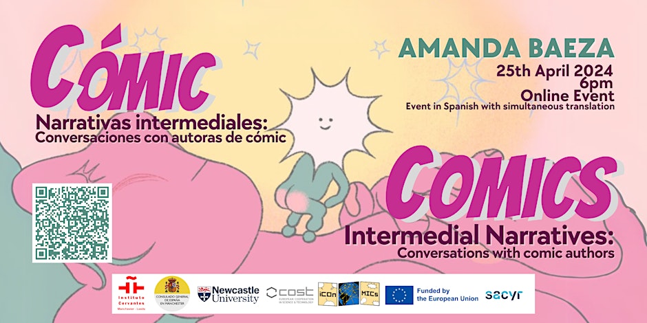 25 April at 19.00 CET - Conversations with Comic Authors: Amanda Baeza
More information: iconmics.hypotheses.org/3635
#iCOnMICS # CA19119