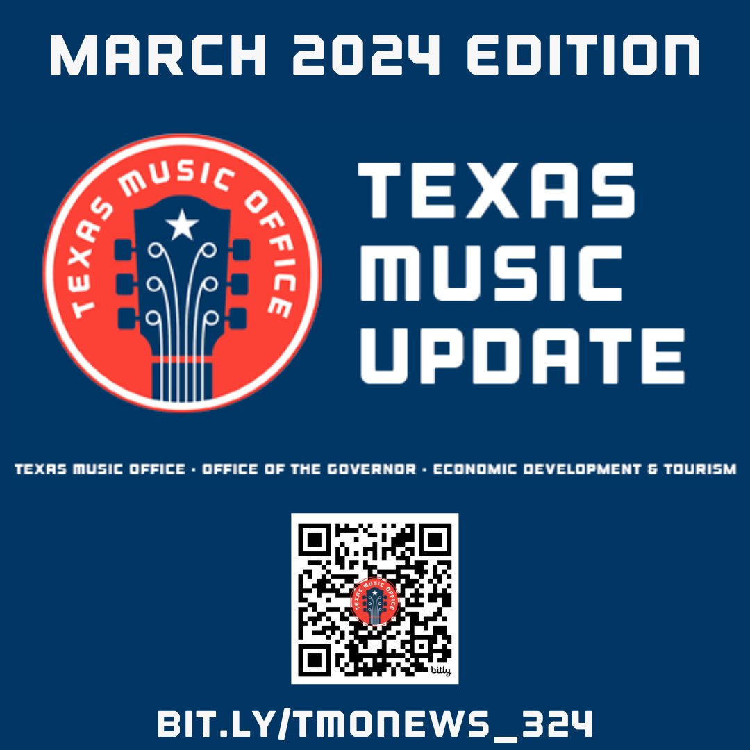 The Texas Music Office March Newsletter is Here! Read the recap of February 2024! - TMO at @Pollstar Live!, @LBJLibrary Exhibition, 2nd Annual #CoastalBendMusicSymposium, @cc_songwriters, @txhsa, @ameripolitan1, TMO at @sxsw, and much more! bit.ly/TMONews_324