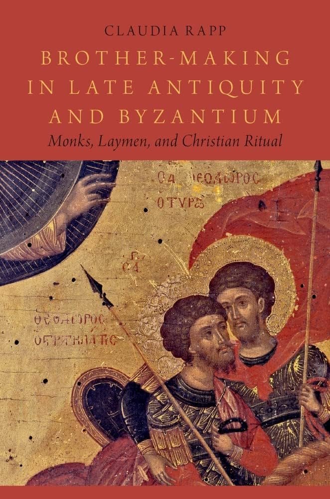 A very interesting and learned book on adelphopoiesis, a "brother-making" ritual between men, which emerged among monastics in late-ancient Egypt and Syro-Palestine. Adelphopoiesis is strongly reminiscent of the muʾākhāh oaths between the Anṣār and the Muhājirūn after the Hijrah