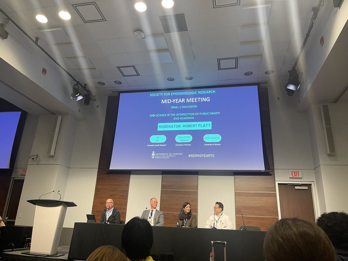 So many great insights on the intersection of data science, public health, medicine, and policy and the future considerations in the field #SERMidYearTO