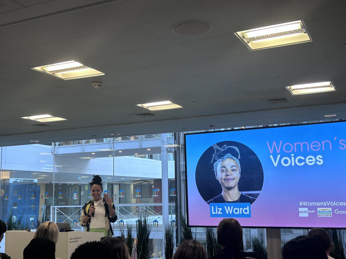 What an honour it has been to volunteer at #womensvoices with @Media_Trust @GoogleUK @PostcodeLottery for #InternationalWomensDay incredibly inspiring talks from @sumeithompson1 @LizMaryWard @ImmeRog and Sharon Marshall. And a day of ideating comms strategy for @RapeCrisisEandW