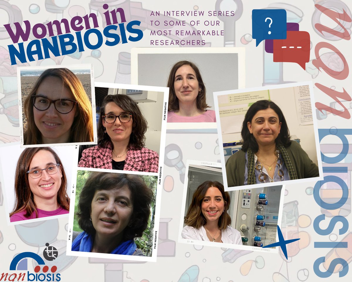 For #WomensDay we are wrapping up our interview series, presenting you 7 voices, those of the 7 brillinat women which are part of out vast research network. They tell us about their careers, motivations, and reivindications. Read all interviews here: nanbiosis.es/the-revolution…