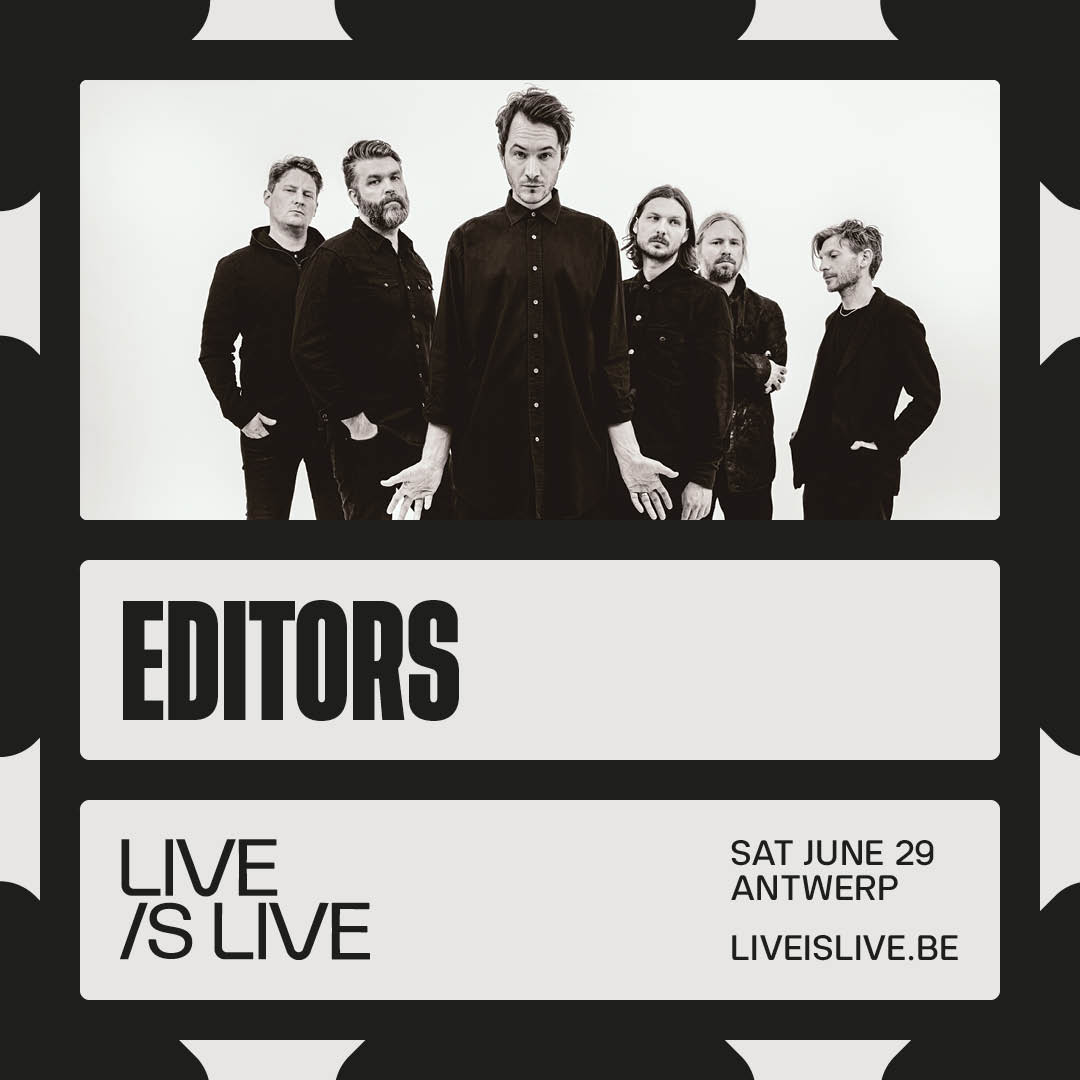 We are heading back over to Belgium in June for Live Is Live in Antwerp! Tickets on sale NOW -> tickets.liveislive.be/a7b0a9d0da3a42…