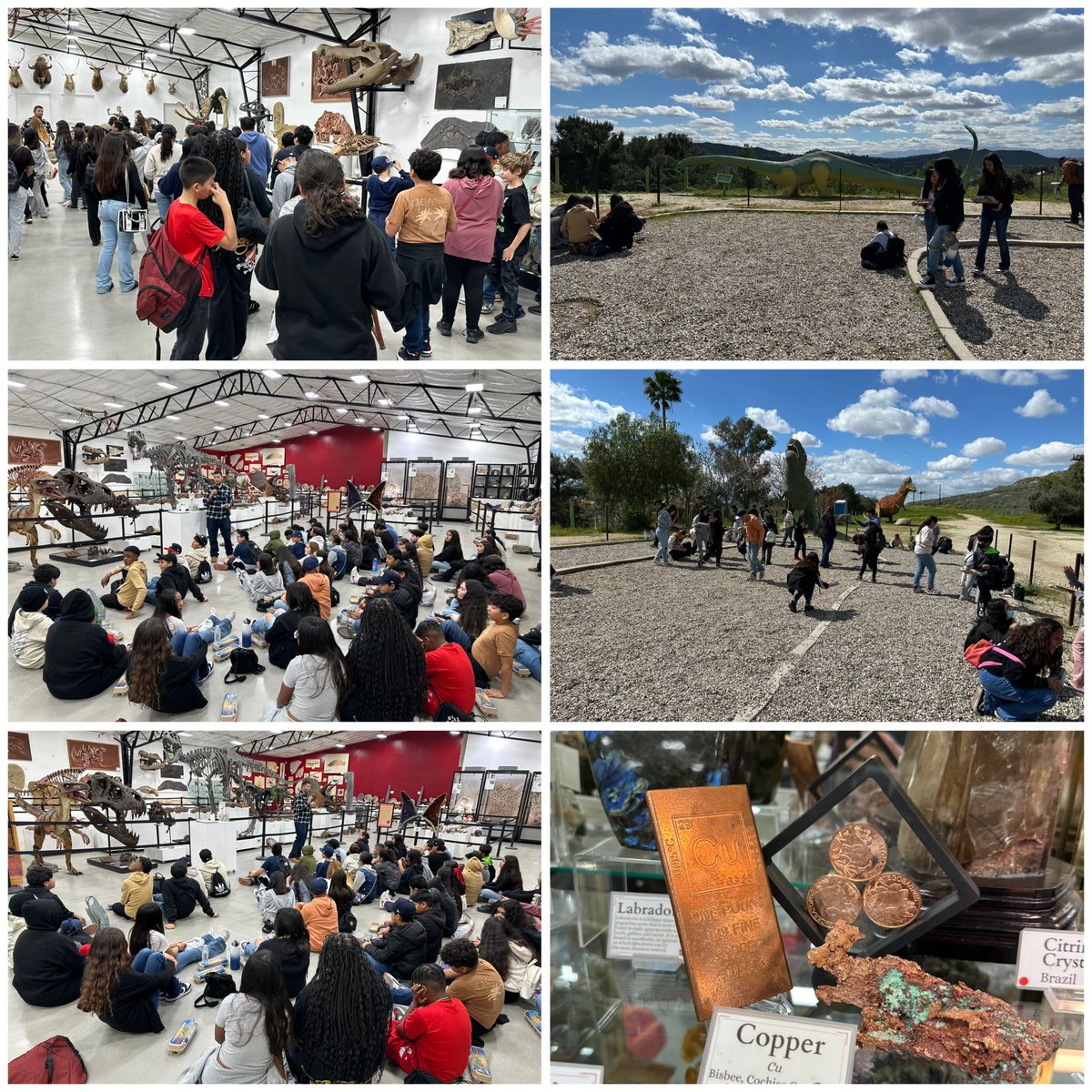 Our 5th and 6th grade students had fun on the field trip to Jurupa Mountain.