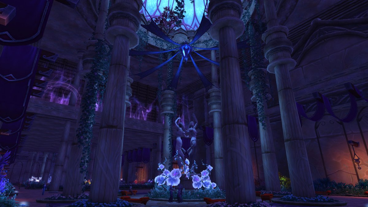 DesilneHB's tweet image. Not all Highborne dedicated their lives to the mastery of arcane. In Warpwood Quarters, the Shen’dralar studied botany and the influence of magic on plant life, a study field in which their Suramarian counterparts have always led the way.
#EpsilonWoW #EpsilonRP