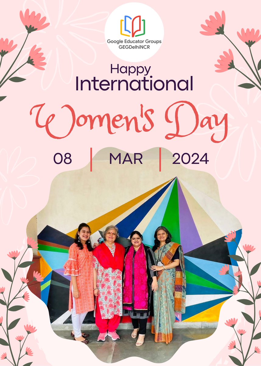 Power Team of #GEGDelhiNCR is a perfect example of what like minded women can do.
May the seeds of empowerment blossom into a garden of success for women around the globe! 💙❤️💚💛
#GoogleET #GoogleCT #GoogleEI  #googlechampions #gegapac  #growwithgoogle #InternationalWomensDay