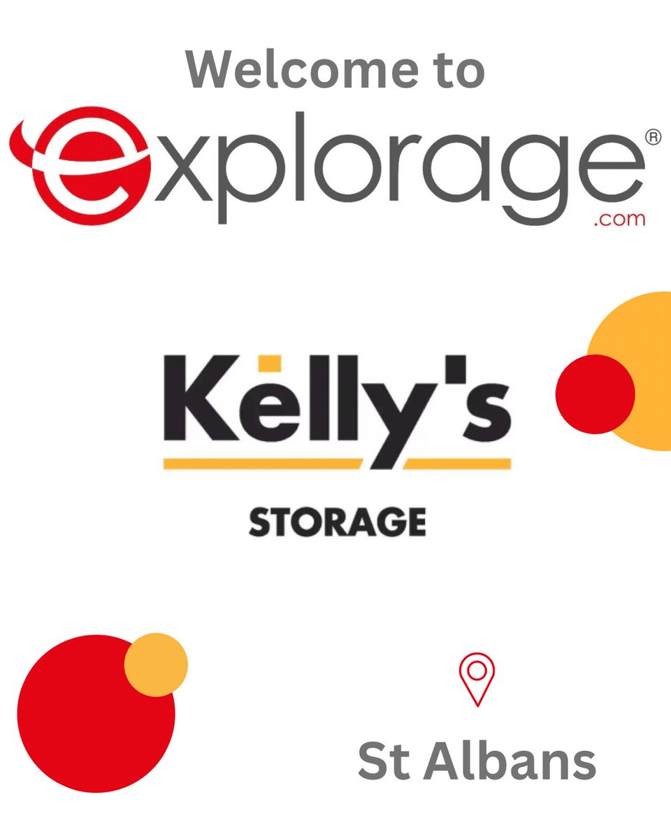 📣St Albans!📣 You can now reserve all the space you need on Explorage.com with @kellysstorage! If you’re looking for secure storage, Kelly’s Storage have got you covered! 🙌🔑📦 Head to: explorage.com/location/kelly… to reserve your unit #explorage #storageuk #stalbans