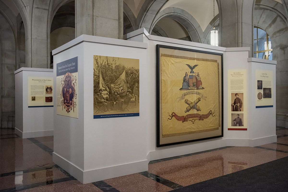 The Flag Room in the #NYSCapitol houses a collection of over 2,000 flags, the largest publicly held flag collection in the U.S.!

Visit the Flag Room on your next walk through the building. Take a free guided tour, or peruse on your own.

Plan your trip:
empirestateplaza.ny.gov/tours/new-york…