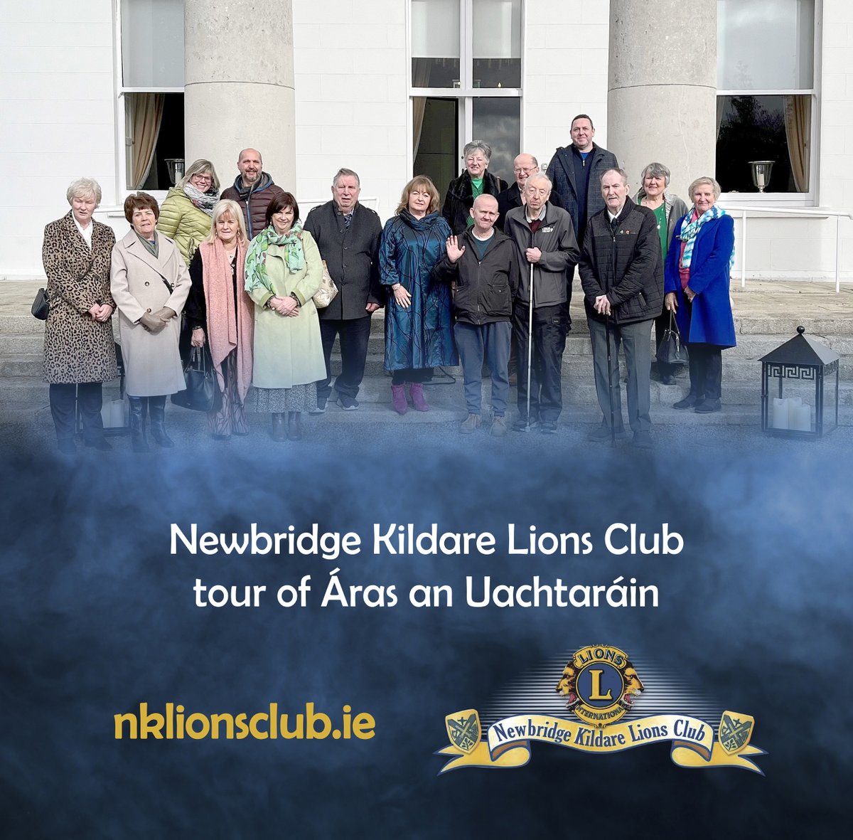 We recently hosted a group from our community for a fabulous tour of the amazing Áras an Uachtaráin followed by a delicious lunch in The Keadeen Hotel. We have many more great tours planned. A great way to get people together. #LionsClubsIreland