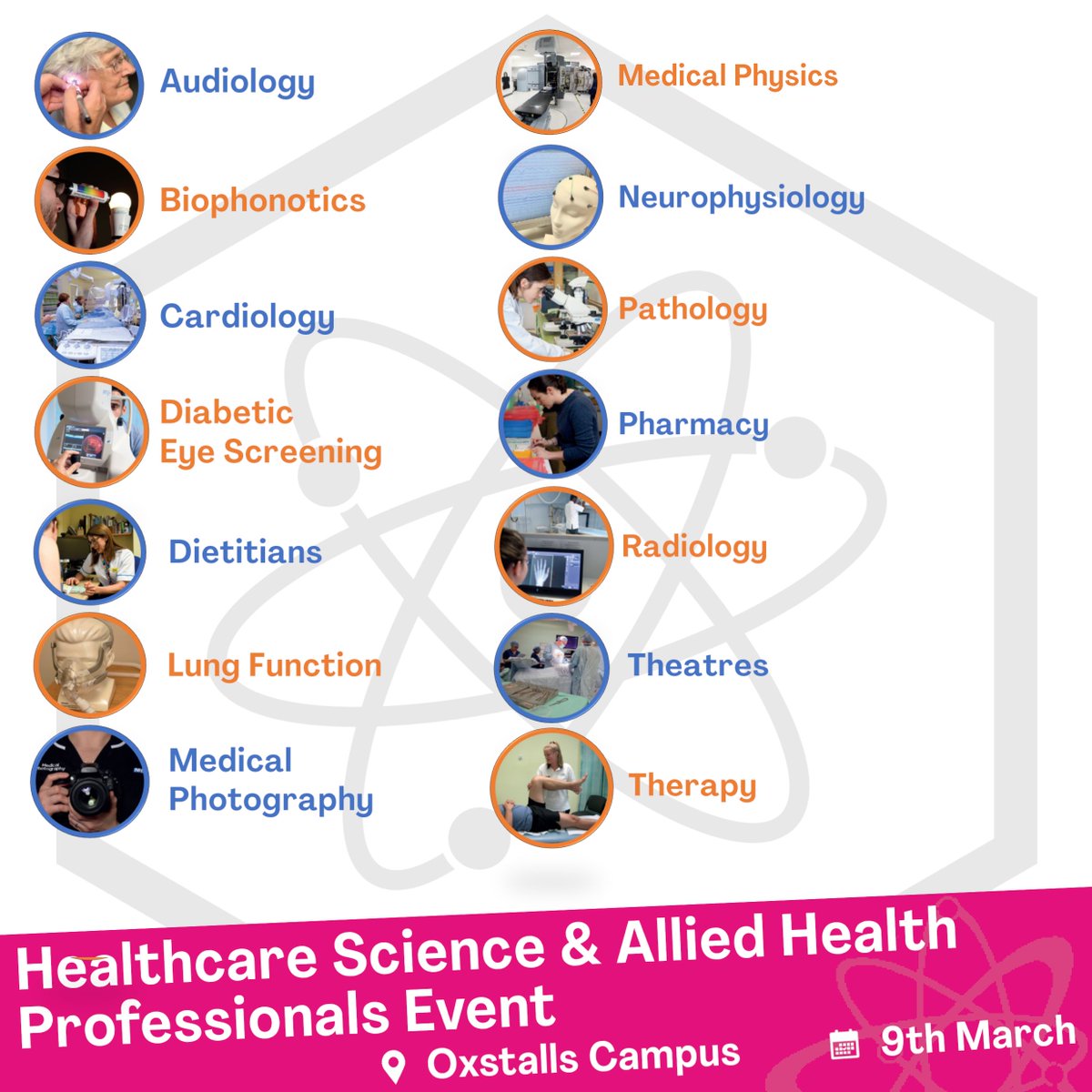 Struggling to decide what you want to do after you finish school? 🤔 Join us TOMORROW at @uniofglos to meet over 20 different #HealthcareScience and #AlliedHealth professional specialities offered here @gloshospitals. #NCW2024 #SkillsforLife #StepintotheNHS #WearetheNHS