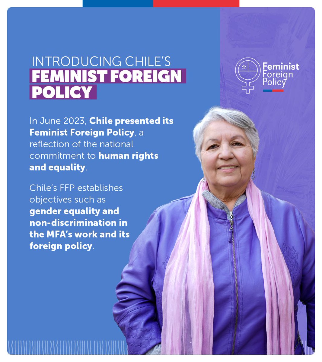 On #InternationalWomensDay , we highlight the progress we have made as Foreign Affairs Ministry in matters of gender equality, in order to move towards a more sustainable and equitable society. #ChileParaTodas
