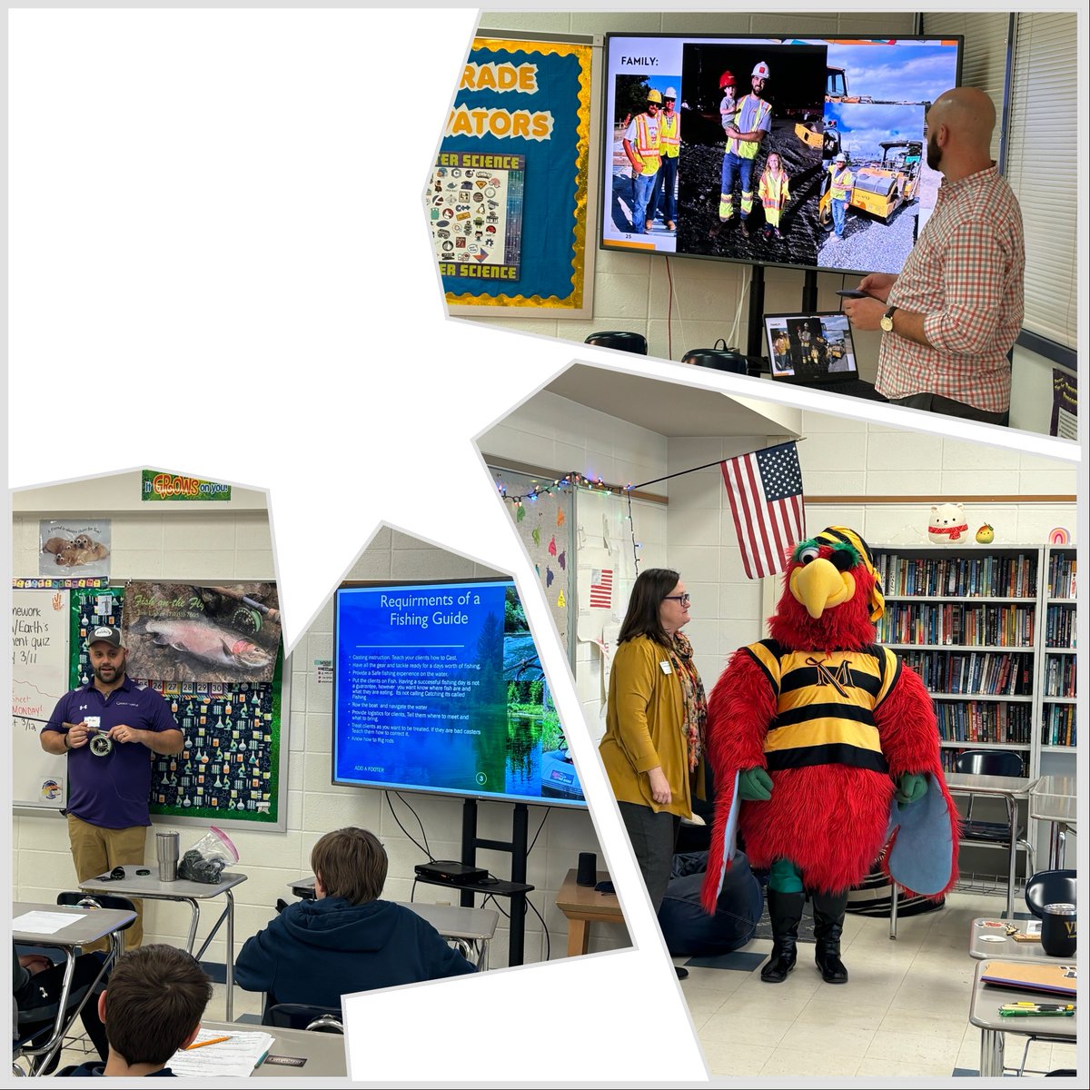 Future career goals on fire at Marticville Middle School's Career Day today!  Huge thanks to all the amazing community members who came out to chat with our students.  Hearing about your journeys is so inspiring!