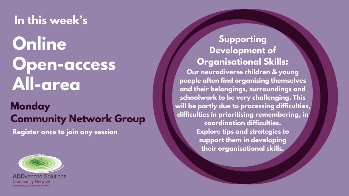 Coming up in next Monday's online Community Network Group.

 ➡️Monday 11th March 9:30 - 11:00 am us06web.zoom.us/webinar/regist…

Free to access, all welcome - register once.