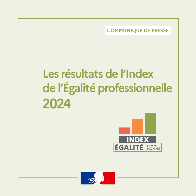 Travail_Gouv's tweet photo. #Communiqué | Pour parvenir à l’#EgaPro entre les femmes et les hommes toutes les entreprises d’au moins 50 salariés doivent calculer et publier leur Index de l’#EgaPro chaque année au 1er mars. Consultez les résultats 2024 ⤵️