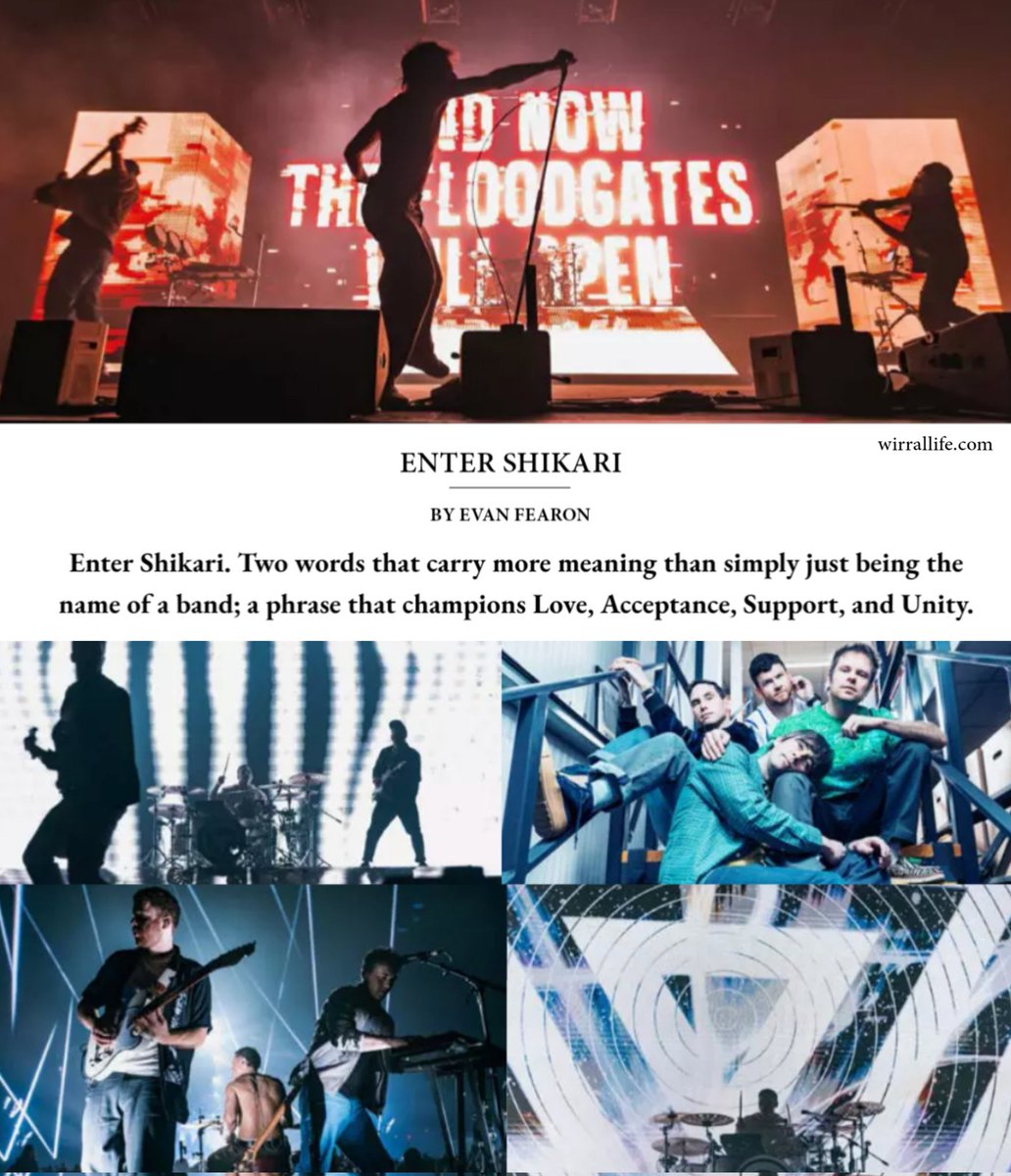 evnoteevee's tweet image. Recently, I got the opportunity of a lifetime to follow @ENTERSHIKARI on their UK tour- here's my review on the whole experience, and just what to expect from a stay at 'The Dreamer's Hotel', on this month's @WirralLifeMag!

Link below, go check it out! 👇
joom.ag/bGAd/p54