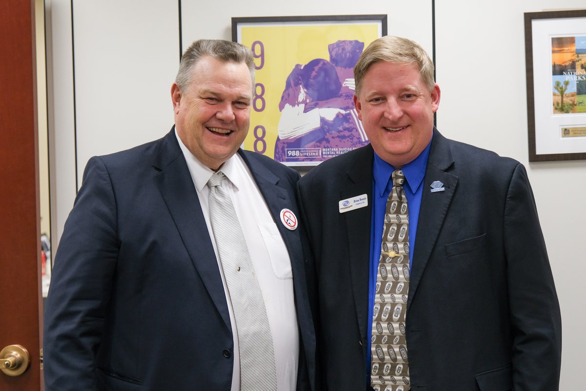 Brian's been a champion of the Yellowstone County Boys &amp; Girls Club for years—and I'm proud to stand alongside him in his group's mission to support young Montanans.