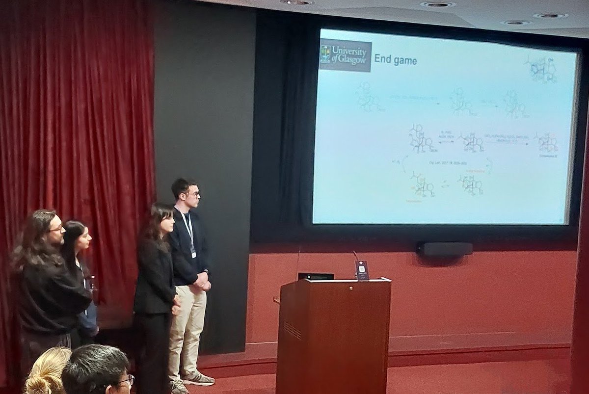 Next team 'Nickel My Fancy' has some clever base metal-mediated cross-coupling reactions used to build up their main fragments @UofGChem @UofGlasgow #UKRetroComp