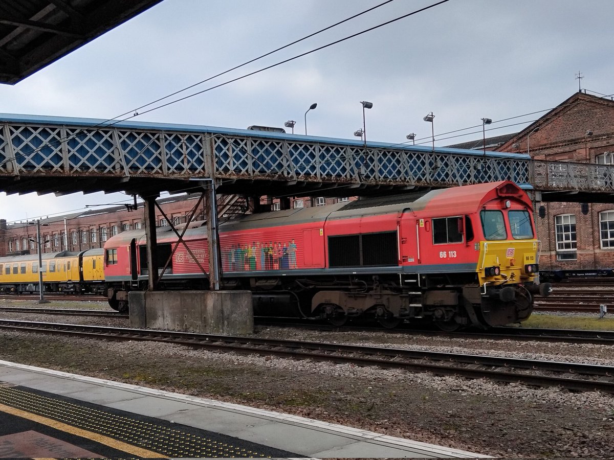 JamesTGlossop's tweet image. Spotting action at Doncaster earlier. (08/03/2024) #Doncaster #Class170 #Class66 #Class91 #Intercity225 #Class801 #LNER #SouthYorkshire @northernassist @LNER