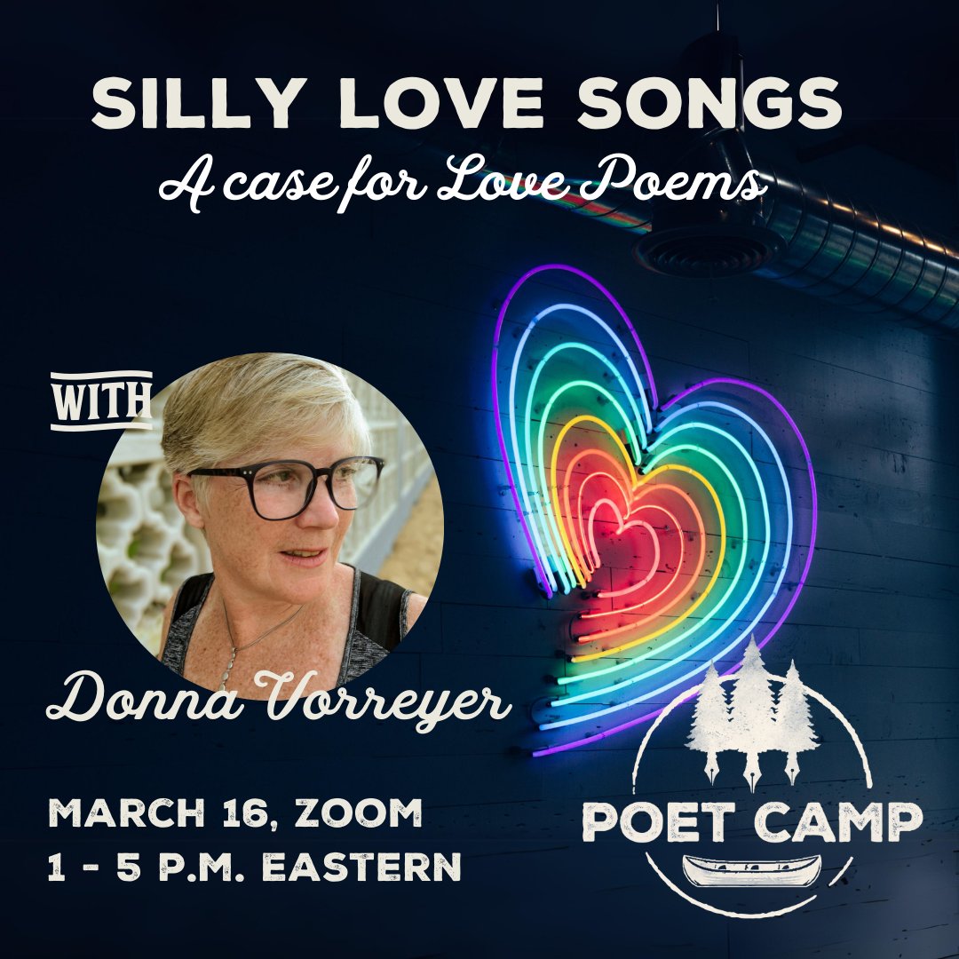 sarah ann winn @poetcamp.bsky.social (@blueaisling) on Twitter photo Can't wait to write love poems with <a href="/djvorreyer/">Donna Vorreyer</a> next weekend! We'll write so many drafts, revel in the forms she shares, and bring our loves more fully to the page. Sliding scale options available. Join us? poetcamp.com/classrooms Can't wait to write love poems with <a href="/djvorreyer/">Donna Vorreyer</a> next weekend! We'll write so many drafts, revel in the forms she shares, and bring our loves more fully to the page. Sliding scale options available. Join us? poetcamp.com/classrooms