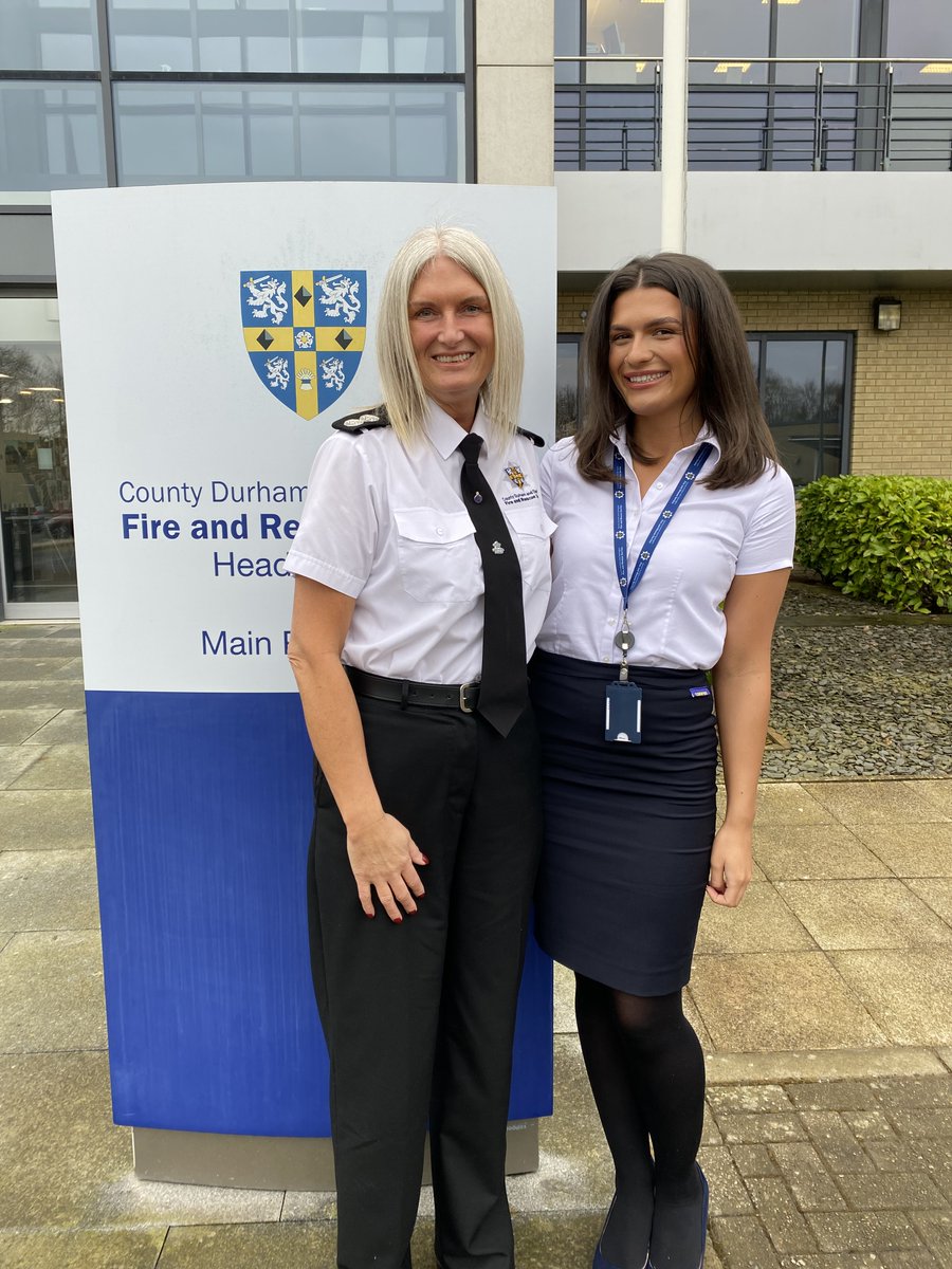 Happy Mother's Day! 🌸 Going to work is a family affair for Durham mum and daughter Jill and Cleo Anderson. Jill has worked in Control for 34 years and Cleo is a People Administrator. Jill said: “I am so proud to see Cleo join the Service and become part of the fire family.”