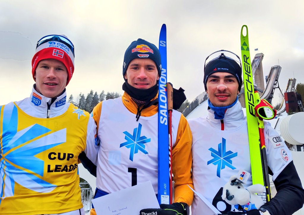 RESULTS ✌️ Nordic Combined • Individual Compact HS130 & 7,5 km 1. Jakob Lange 🇩🇪 2. Aleksander Skoglund 🇳🇴 3. Manuel Einkemmer 🇦🇹 fis-ski.com/DB/general/res… #continentalcup #fisnoco