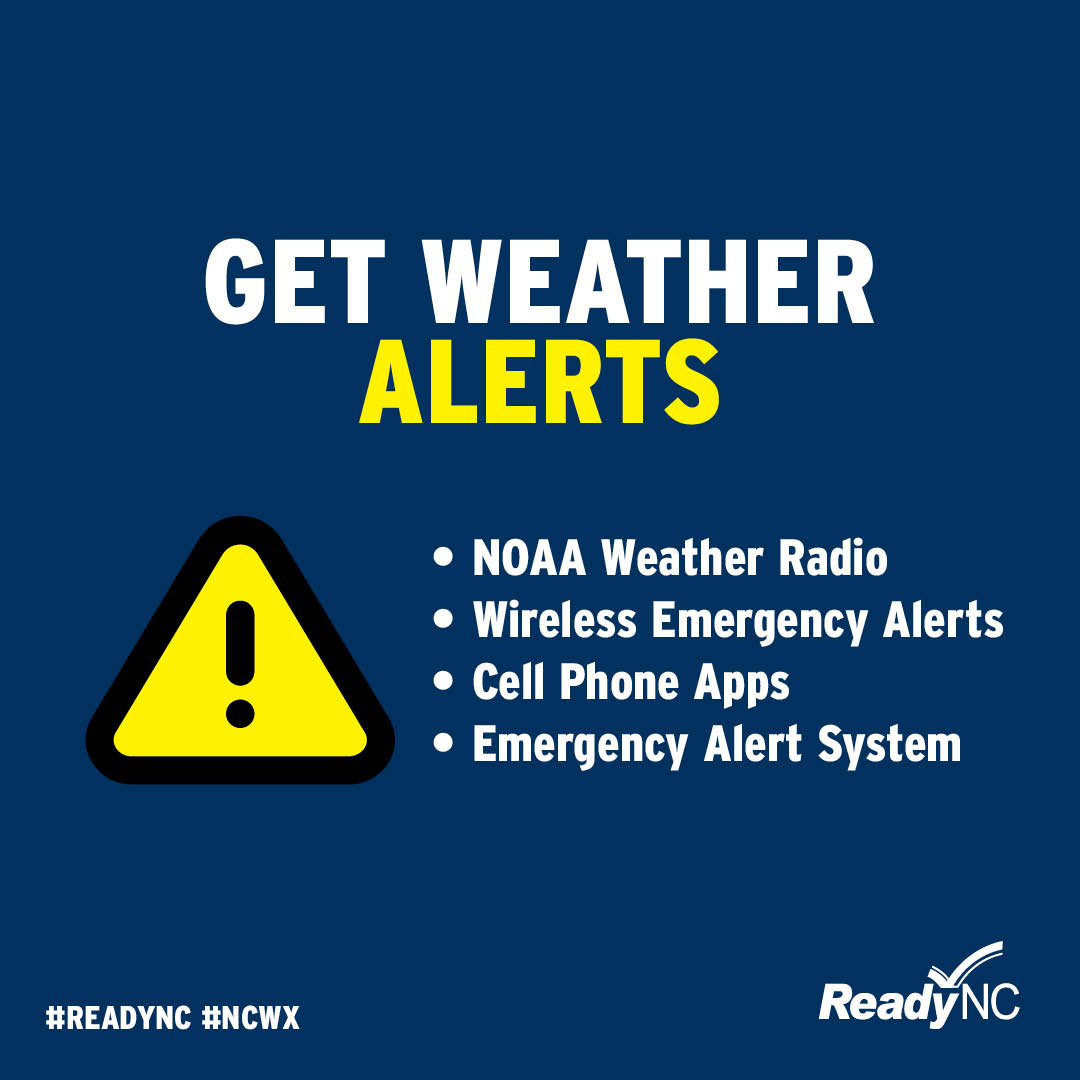 Learn about emergency alerting systems used here in Charlotte-Mecklenburg. Know how you will get information during an emergency. Sign up for additional alerts through social media and local news. #ReadyNC #ncwx #cltwx charmeckalerts.com #SevereWeatherPreparednessWeek