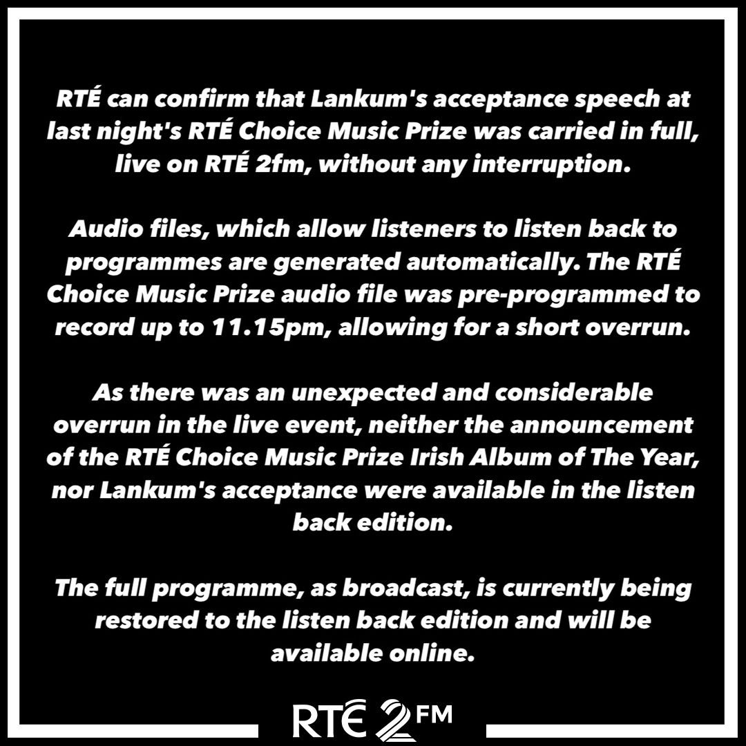 RTÉ 2FM (@RTE2fm) on Twitter photo 2024-03-08 15:26:09