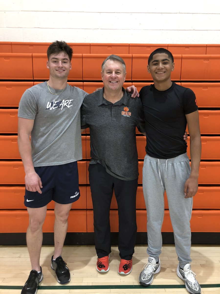 Brooklyn Nace (@bnace8) on Twitter photo Myself and <a href="/beauprib/">Beau Pribula</a> with Head Coach Yonchiuk! Put some great work in this morning. #QBHigh #CY Myself and <a href="/beauprib/">Beau Pribula</a> with Head Coach Yonchiuk! Put some great work in this morning. #QBHigh #CY